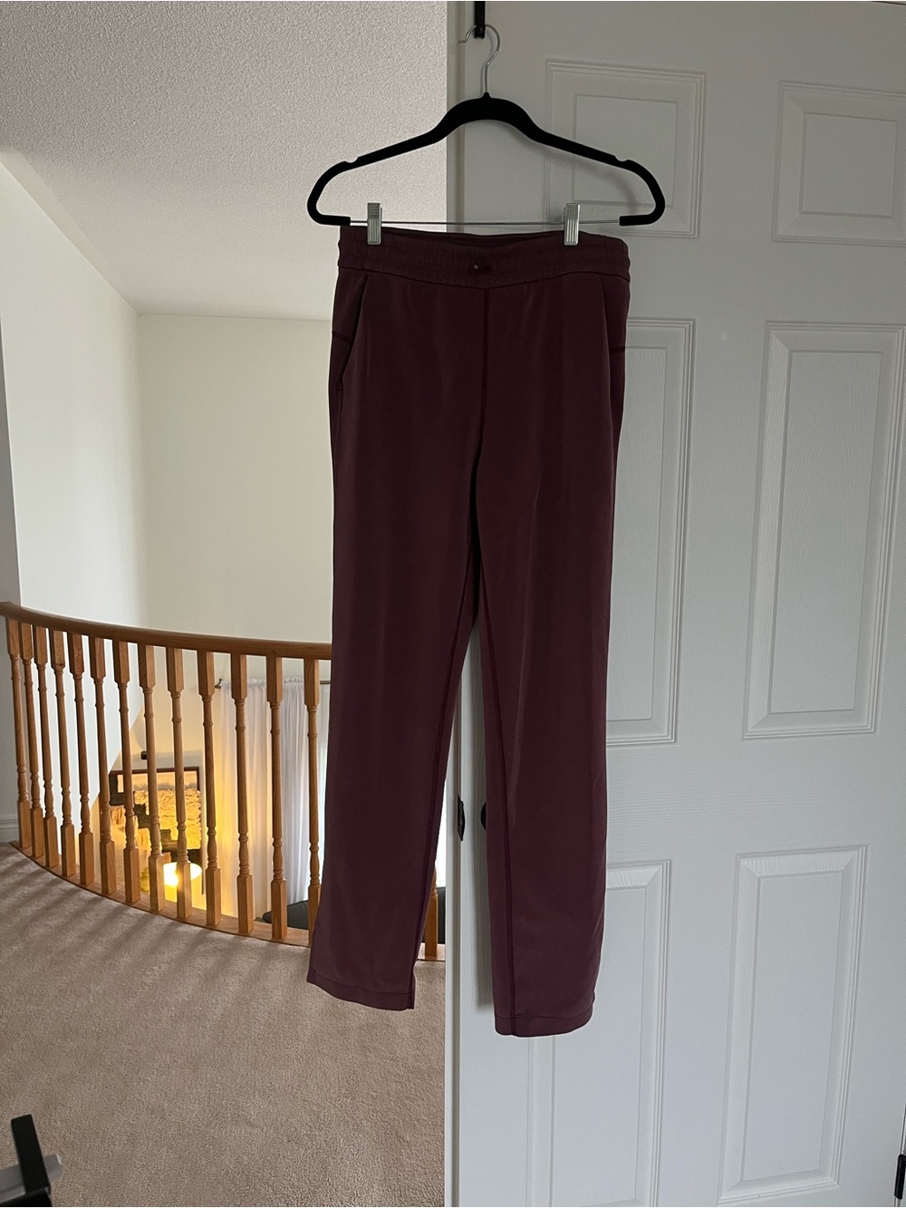 lululemon athletica Women's Maroon Softstreme straight leg sweatpants